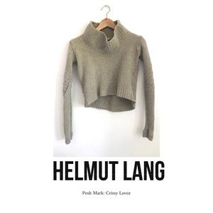 Helmut Lang crop Sweater